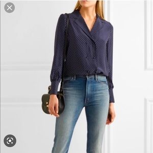 Frame Polka Dot Blouse